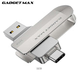 GADGET MAX GH04 (32GB) 2 IN 1 FLASH DRIVE HIGH SPEED USB3.0